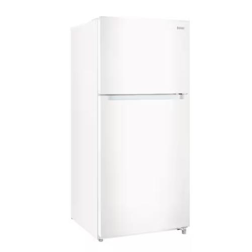 DALLAS LOCATION - Vissani 18.1 cu. ft. Top Freezer Refrigerator with Adjustable Glass Shelving in White  Garage Ready