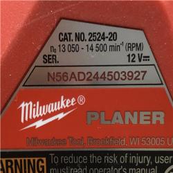 AS-IS M12 12V Lithium-Ion Brushless Cordless 2 in. Planer (Tool-Only)