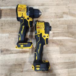 HOUSTON LOCATION - AS-IS DEWALT 2 TOOL COMBO KIT W/ (2) BATTERY & CHARGER