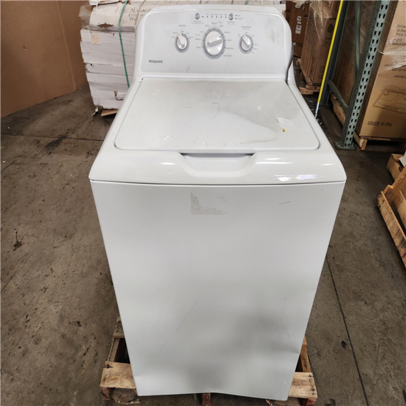 Phoenix Location 2 Hot Point 4.0 cu. ft. Top Load Washer in White with Stainless Steel Basket and Water Level Control