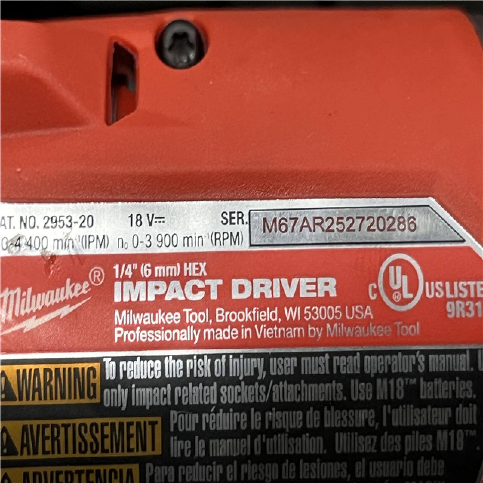AS-IS Milwaukee FUEL 18V Lithium-Ion Brushless Cordless Hammer Drill and Impact Driver Combo Kit