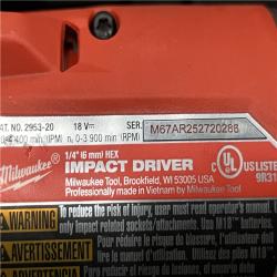 AS-IS Milwaukee FUEL 18V Lithium-Ion Brushless Cordless Hammer Drill and Impact Driver Combo Kit