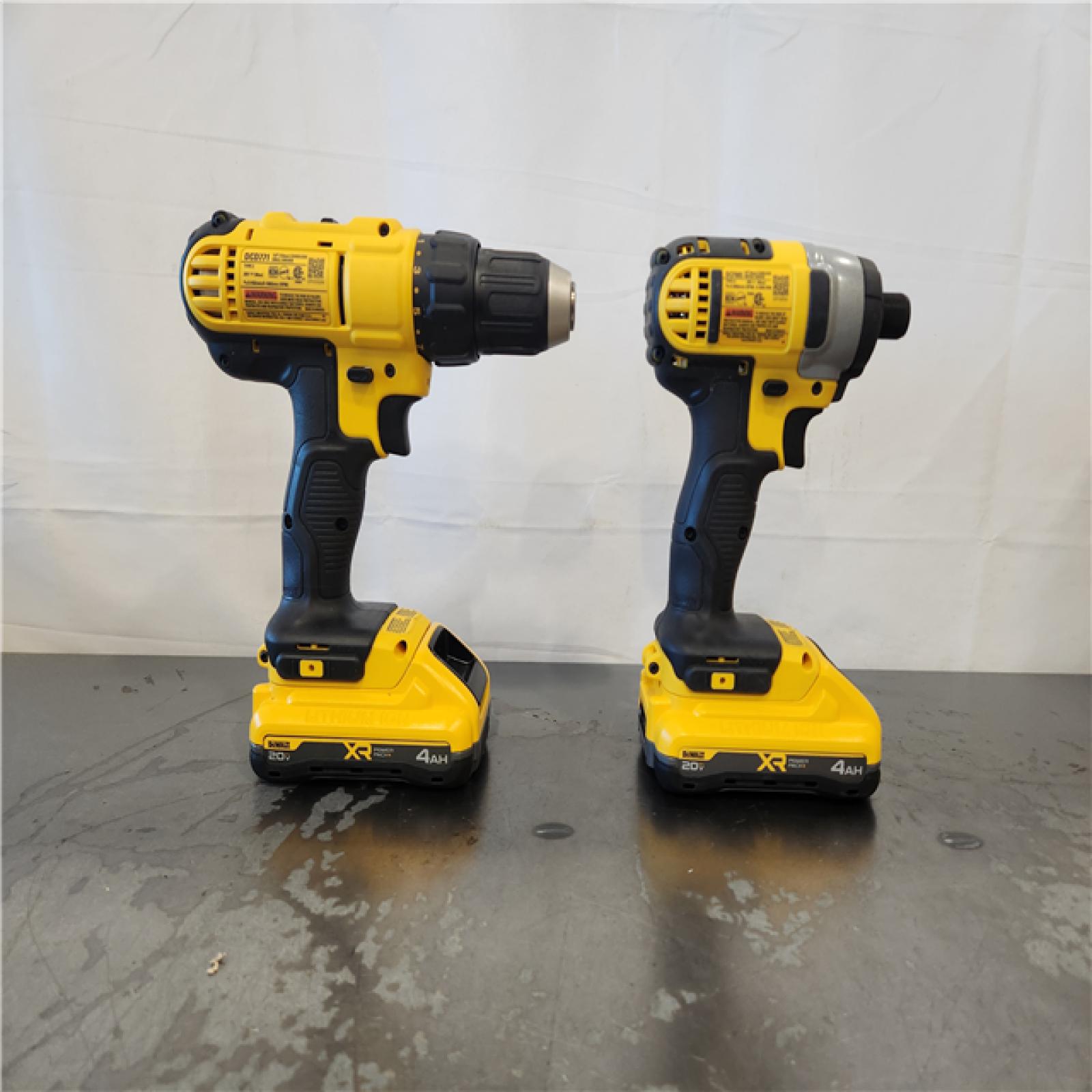 AS-IS- DEWALT 20V MAX XR 2-Tool Combo Kit