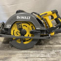 AS-IS DEWALT FLEXVOLT 60V MAX Cordless Brushless 7-1/4 in. Wormdrive Style Circular Saw (Tool Only)