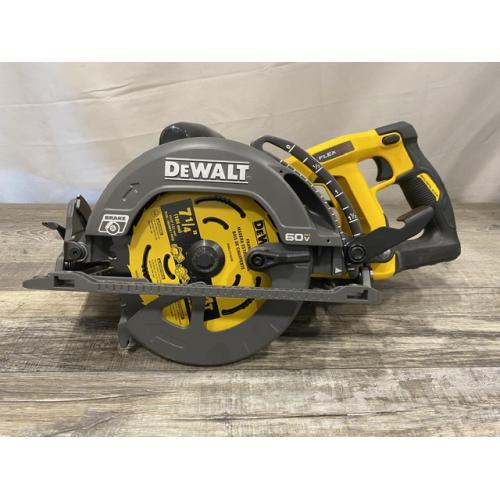 AS-IS DEWALT FLEXVOLT 60V MAX Cordless Brushless 7-1/4 in. Wormdrive Style Circular Saw (Tool Only)