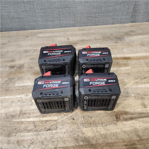 HOUSTON LOCATION - AS-IS MILWAUKEE FORGE BATTERY PACK QTY - 4
