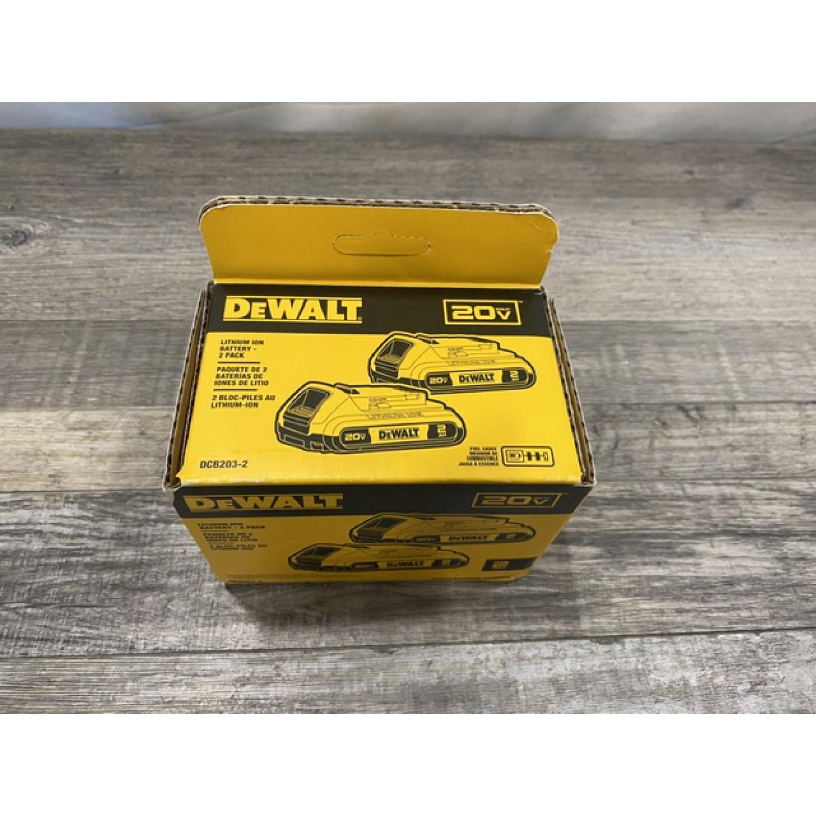 NEW - DEWALT 20V MAX Lithium-Ion 2. 0Ah Battery (2-Pack)