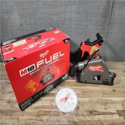 HOUSTON LOCATION - AS-IS (APPEARS LIKE NEW) Milwaukee FUEL 18V Lithium-Ion Cordless Brushless 6-1/2 in. Plunge Cut Track Saw (Tool-Only)