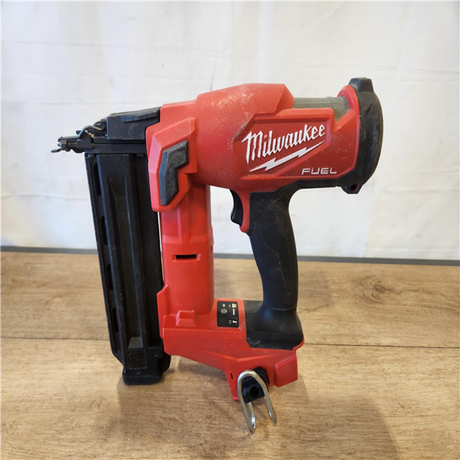 AS-IS- Milwaukee FUEL 18-Volt Lithium-Ion Brushless Cordless Gen II 18-Gauge Brad Nailer (Tool-Only)