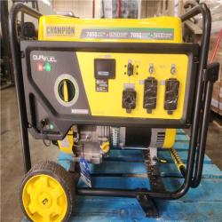 Phoenix NEW Champion Power Equipment 7850/6250-Watt Recoil Start Gasoline and Propane Powered Dual Fuel Portable Generator with CO Shield