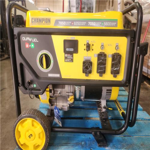 Phoenix NEW Champion Power Equipment 7850/6250-Watt Recoil Start Gasoline and Propane Powered Dual Fuel Portable Generator with CO Shield