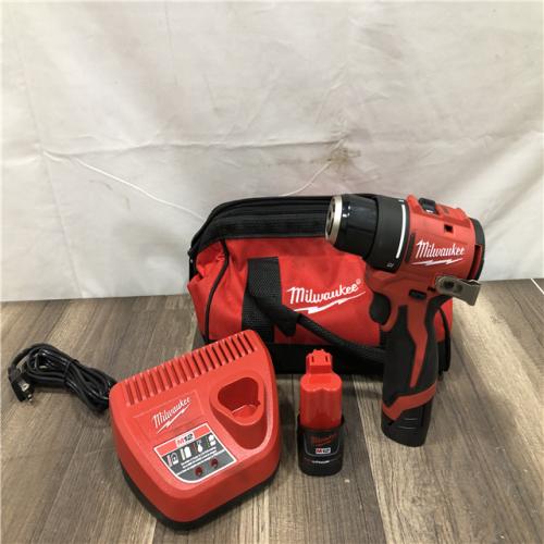 AS-IS Milwaukee  12-Volt Lithium-Ion Brushless Cordless Subcompact Brushless Drill Driver Kit