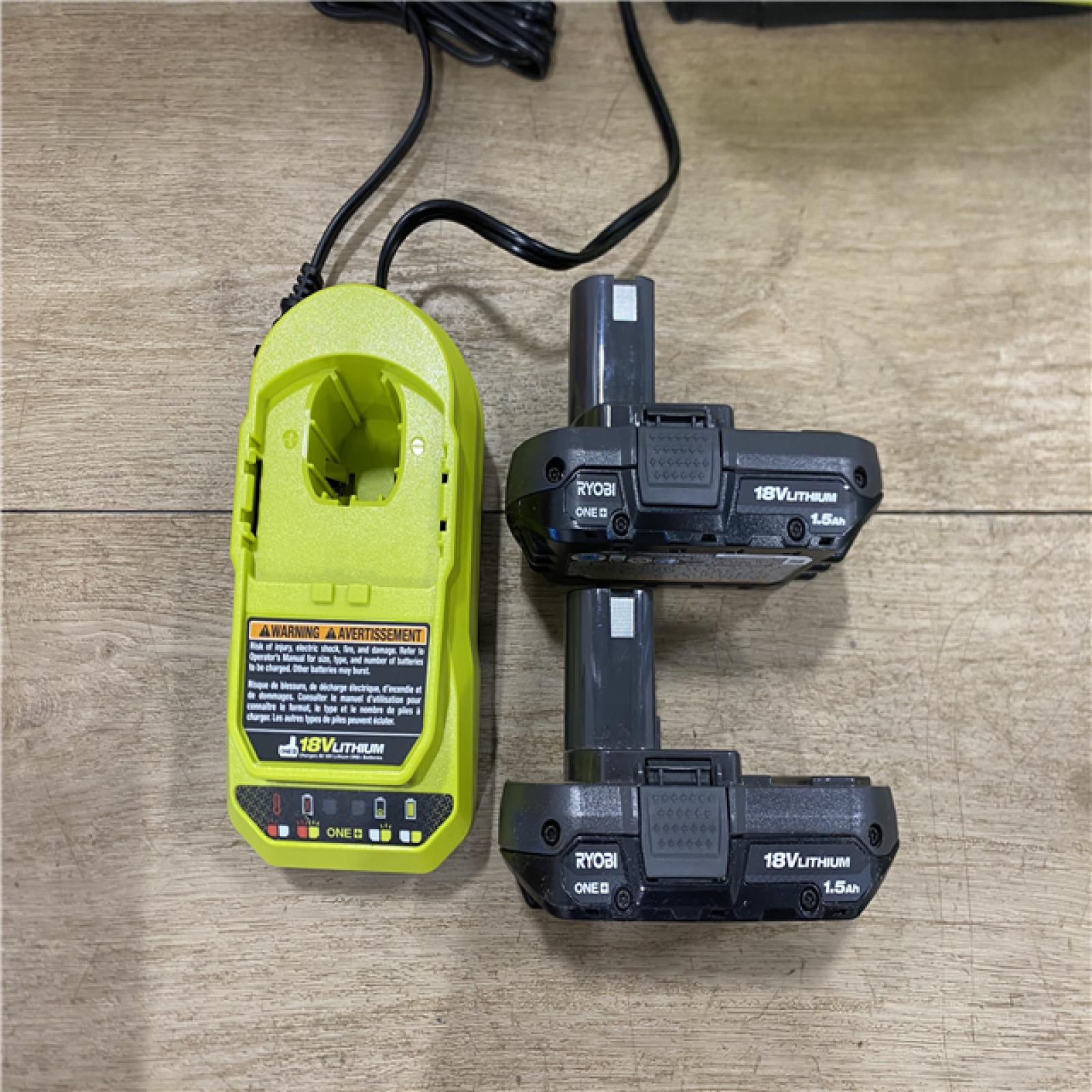 AS-IS RYOBI ONE+ 18V Cordless 2-Tool Combo Kit