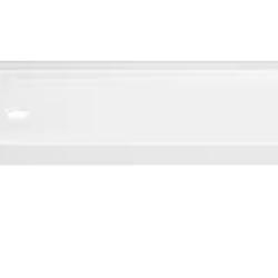 DALLAS LOCATION - Delta Classic 500 60 in. L x 30 in. W Alcove Shower Pan Base with Left Drain in High Gloss White - 14 UNITS