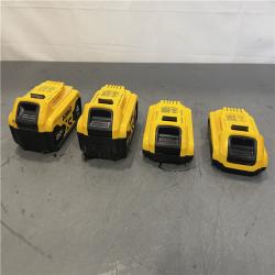 AS-IS - DeWalt 20V MAX Compact Lithium-Ion 2.0Ah Battery Pack (2 Pack) and 20V MAX Lithium-Ion 4.0Ah Battery Pack (2 Pack)