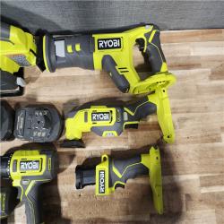 HOUSTON LOCATION - AS - IS RYOBI ONE+ 18V Cordless 6-Tool Combo