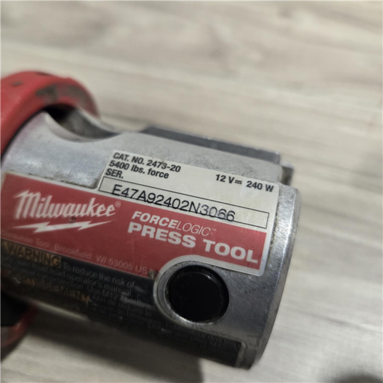 AS-IS MILWAUKEE 12V Force Logic Cordless Press Tool Kit