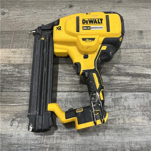 AS-IS DEWALT 20V MAX XR Lithium-Ion Electric Cordless 18-Gauge Brad Nailer (Tool Only)