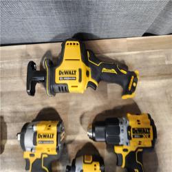HOUSTON LOCATION - AS-IS DEWALT 4 TOOL COMBO KIT W/ (2) BATTERY & CHARGER