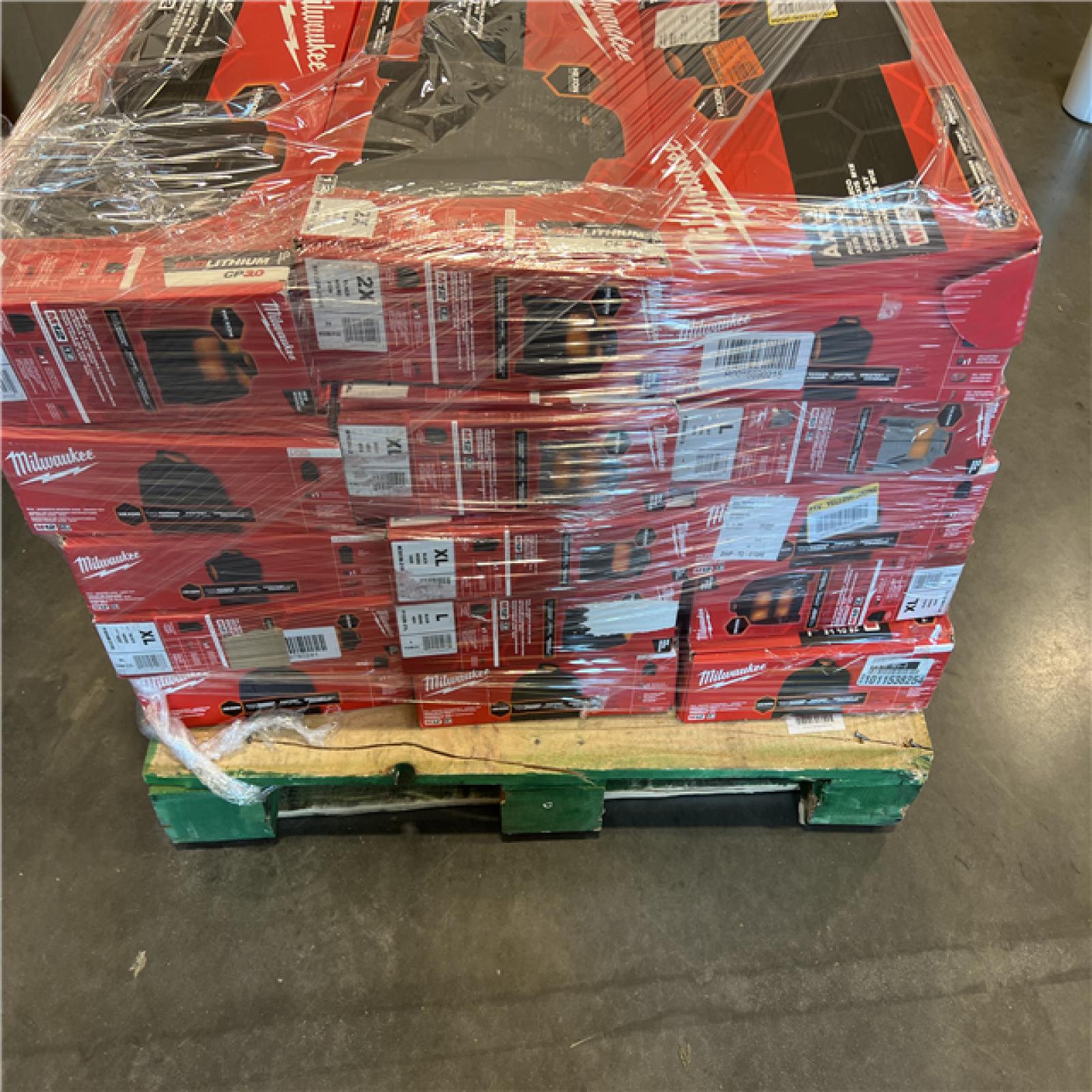 DALLAS LOCATION - AS-IS MILWAUKEE JACKET PALLET (30 COUNT)