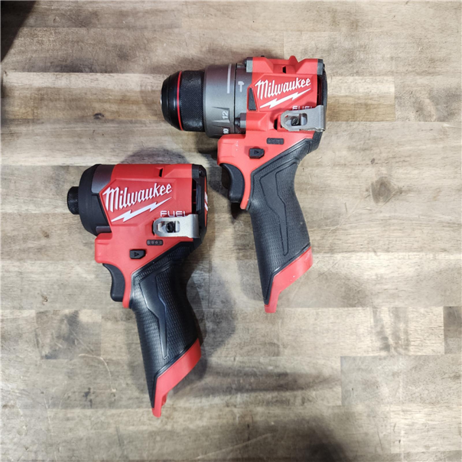 HOUSTON - LOCATION - AS-IS Milwaukee 3497-22 12V Brushless Hammer Drill and Impact Driver Combo Kit