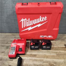 HOUSTON LOCATION - AS-IS (APPEARS LIKE NEW) Milwaukee FUEL 18V Lithium-Ion Brushless Cordless Hammer Drill and Impact Driver Combo Kit