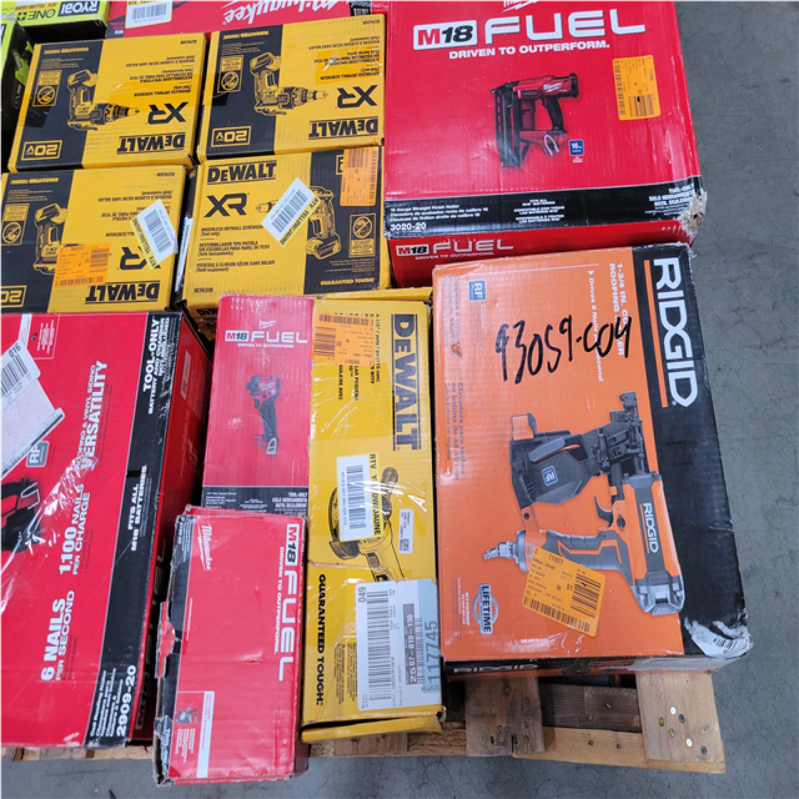 CALIFORNIA AS-IS TOOL PALLET