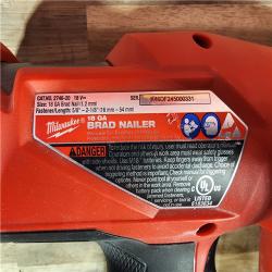 HOUSTON LOCATION - AS-IS Milwaukee M18 Fuel 18V Brushless 18-Gauge Brad Nailer 2746-20 (Bare Tool)