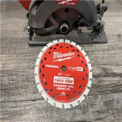 AS-IS Milwaukee FUEL 18V Lithium-Ion Brushless Cordless 7-1/4 in. Circular Saw (Tool-Only)