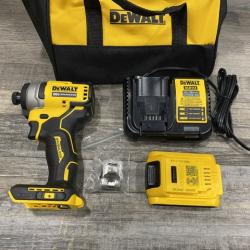 AS-IS DEWALT Atomic 20V Max Lithium-Ion Brushless Cordless Compact 1/4 in. Impact Driver Kit