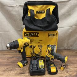 AS-IS DeWALTA® 20V MAX Cordless Drill Driver/Impact Driver Combo Kit 1.3 Ah Lithium Ion