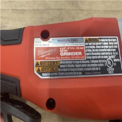 AS-IS Milwaukee 18V Lithium-Ion Brushless Cordless 4-1/2 in./5 in. Grinder w/Paddle Switch (Tool-Only)
