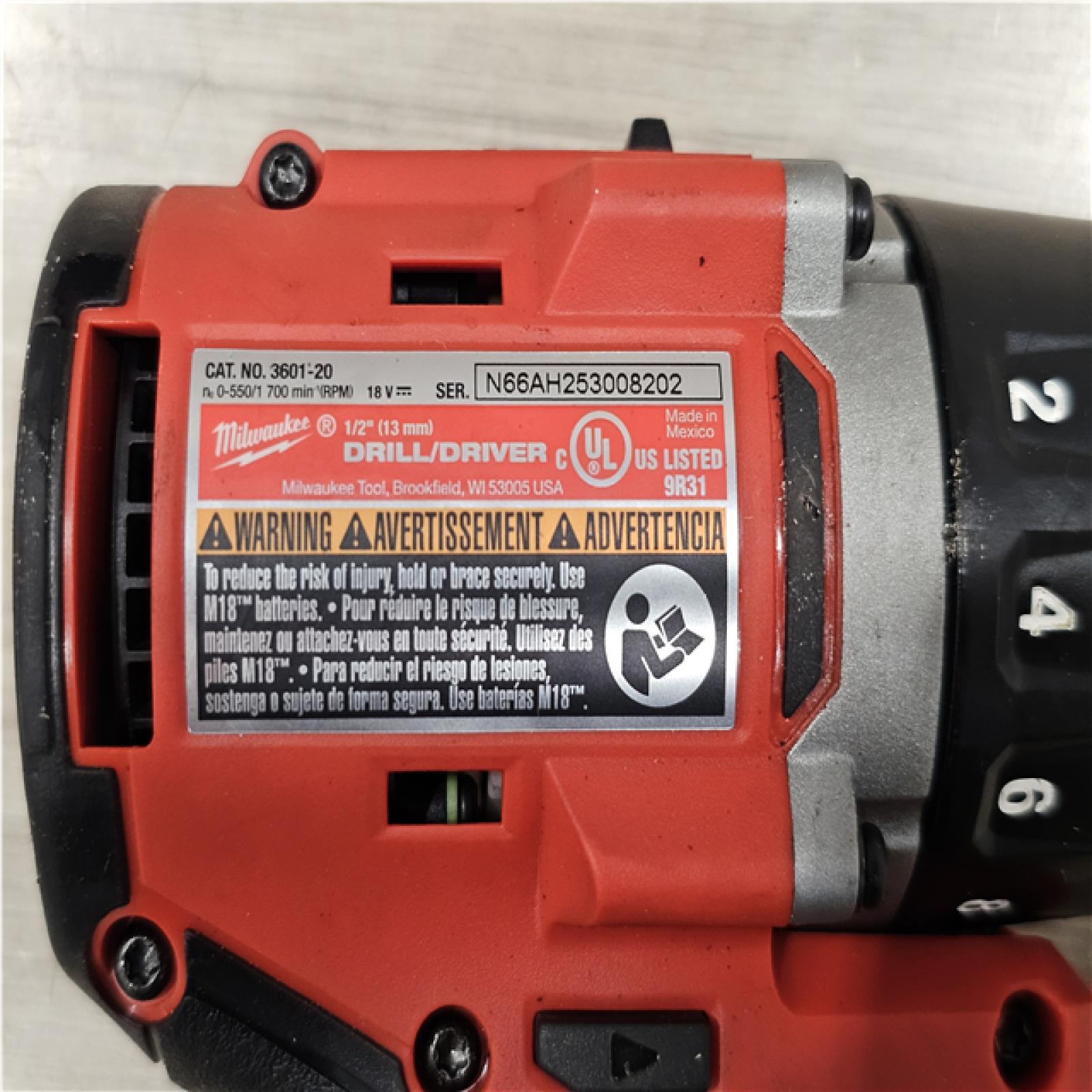 AS-IS Milwaukee 18V Lithium-Ion Brushless Cordless Compact Drill/Impact Combo Kit