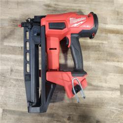 HOUSTON LOCATION - AS-IS Milwaukee Tool Cordless Finish Nail Gun 18 V 3020-20 (TOOL ONLY)