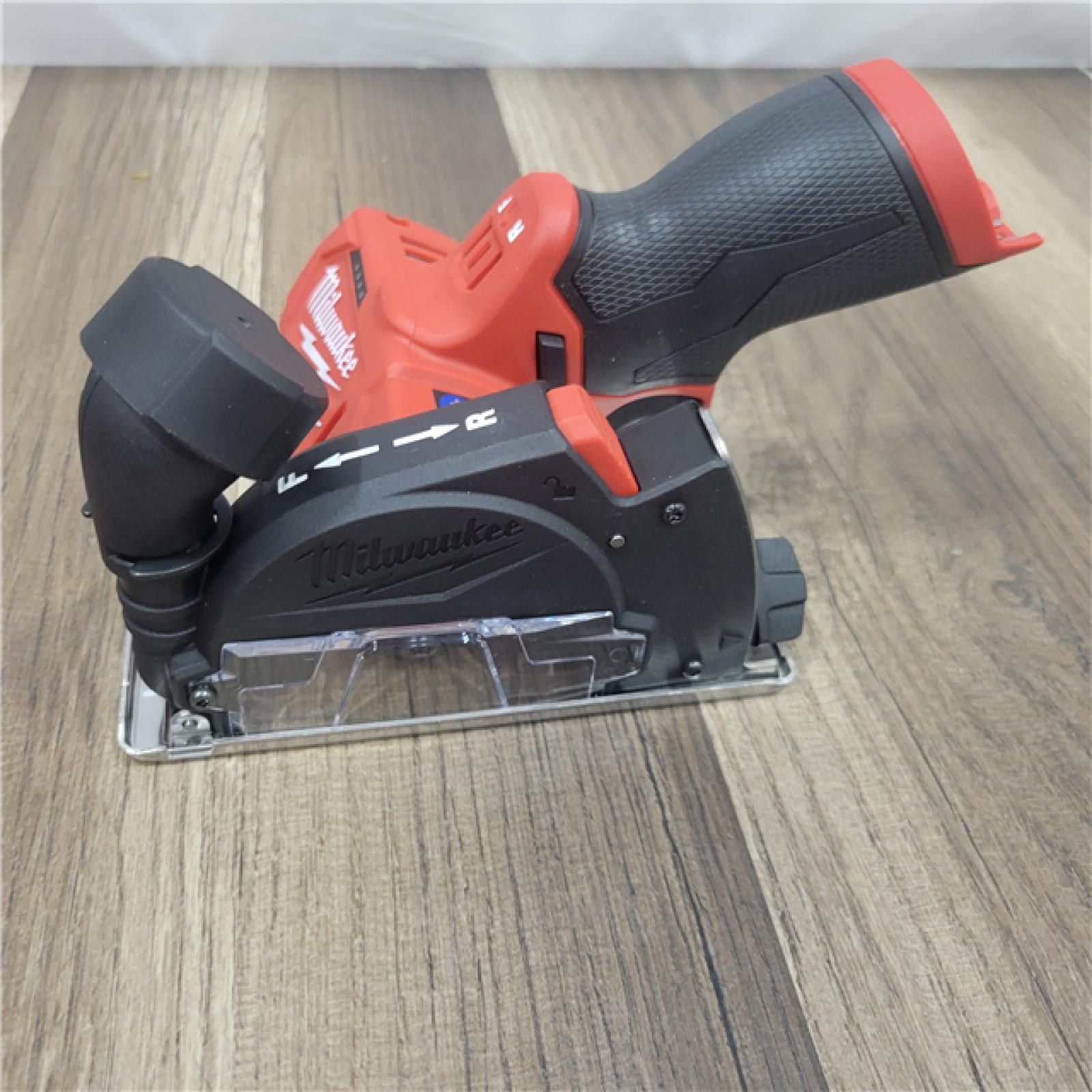 AS-IS Milwaukee M12 FUEL 12V Lithium-Ion Brushless Cordless 3 in. Cut Off Saw (Tool-Only)