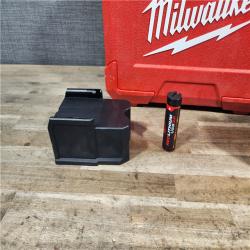 HOUSTON LOCATION - AS-IS Milwaukee Green 100 ft. Cross Line and Plumb Points Rechargeable Laser Level Kit