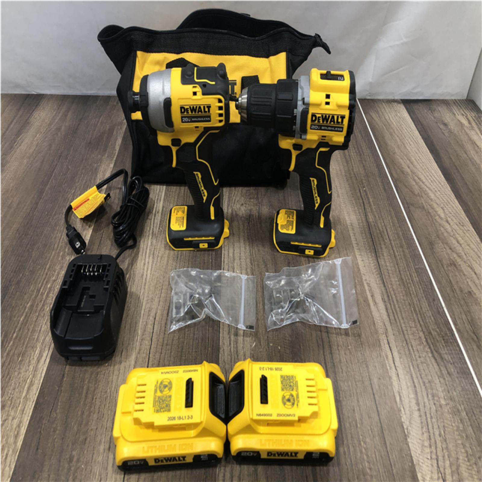 AS-IS DEWALT ATOMIC 20-Volt MAX Lithium-Ion Cordless Combo Kit