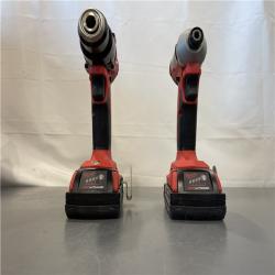 AS-IS - Milwaukee M18 Compact Brushless 2-Tool Combo Kit