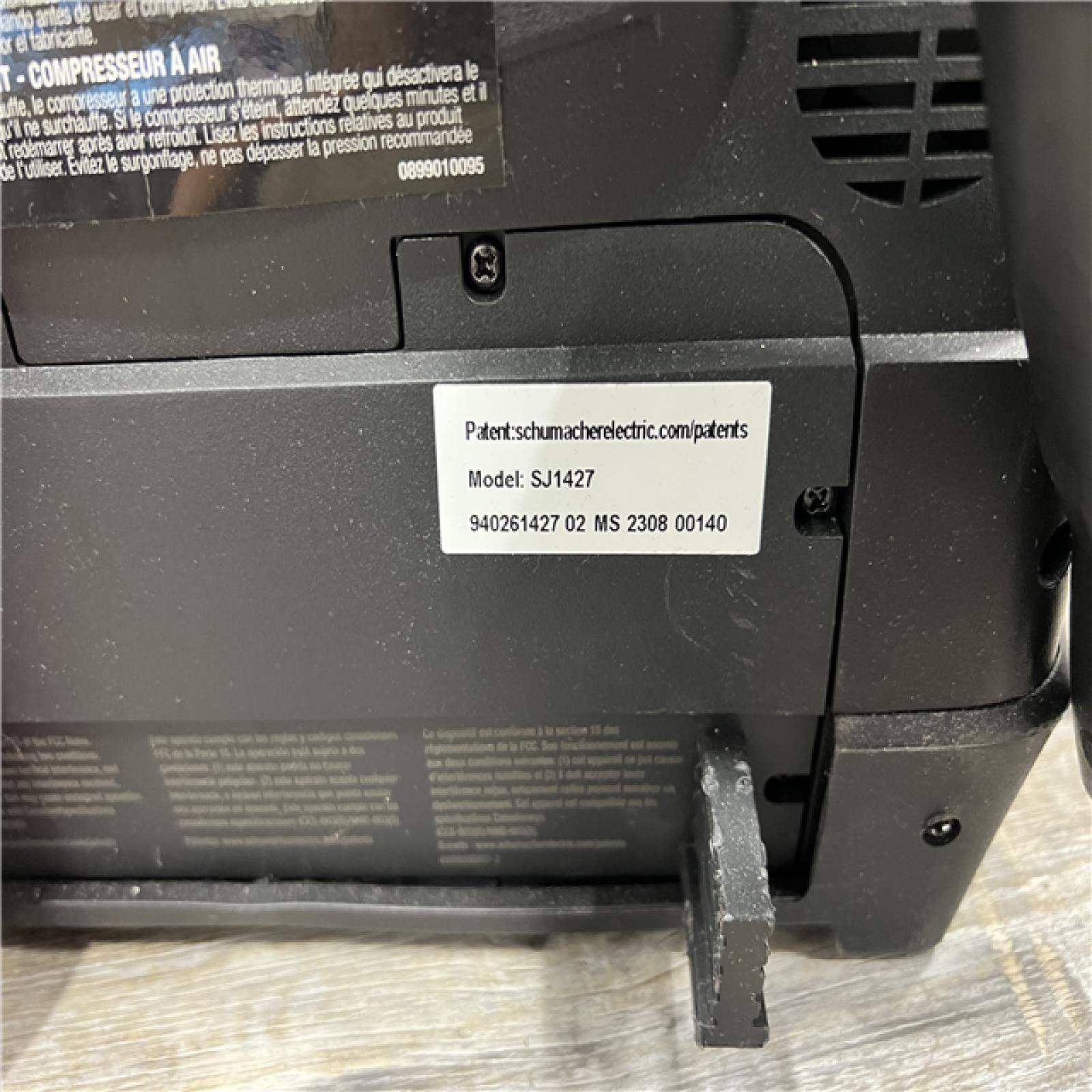 AS-IS Schumacher SJ1427 6-in-1 Power Station 1500A Jump Starter 150-PSI Compressor