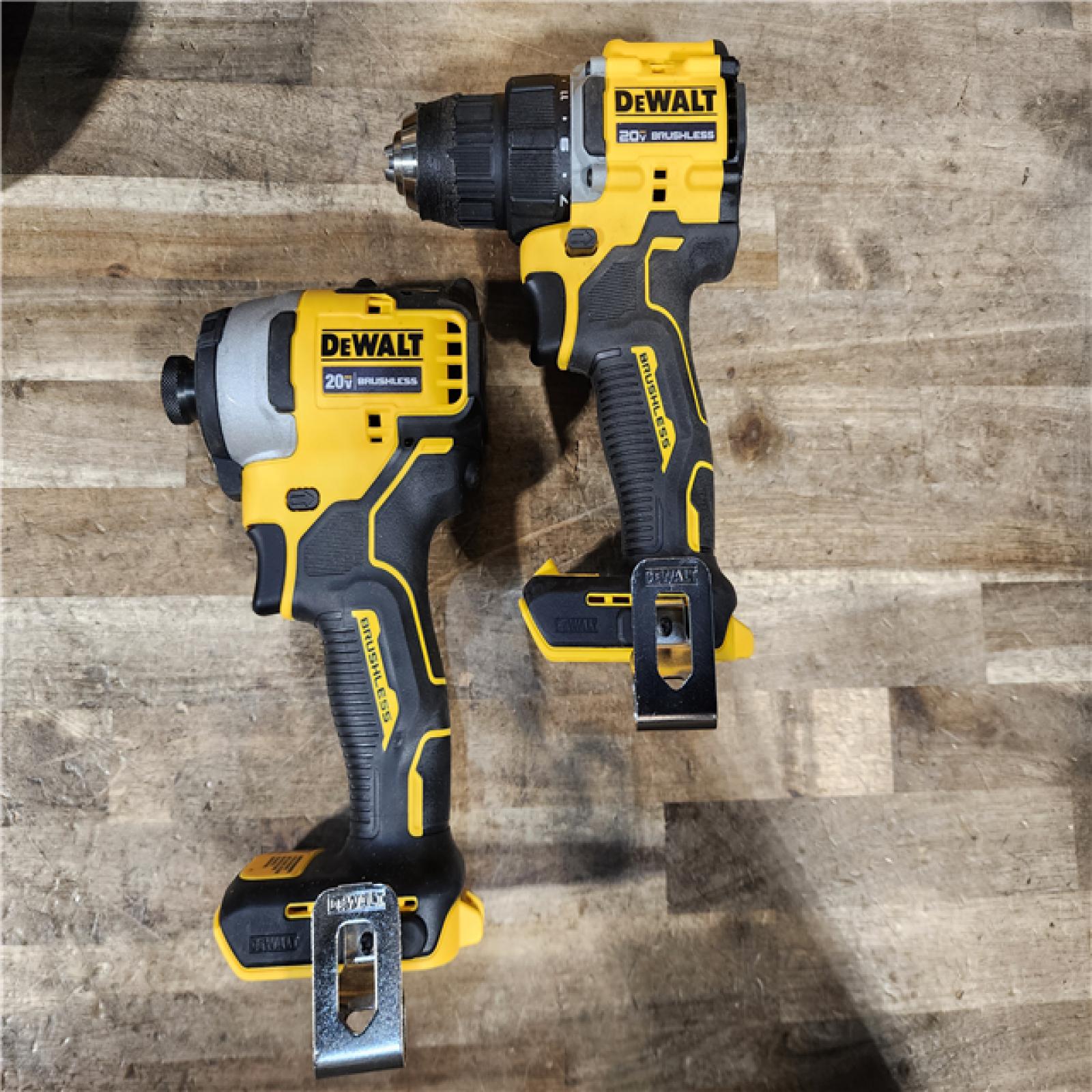 HOUSTON LOCATION - AS-IS DEWALT ATOMIC 20-Volt MAX Lithium-Ion Cordless Combo Kit