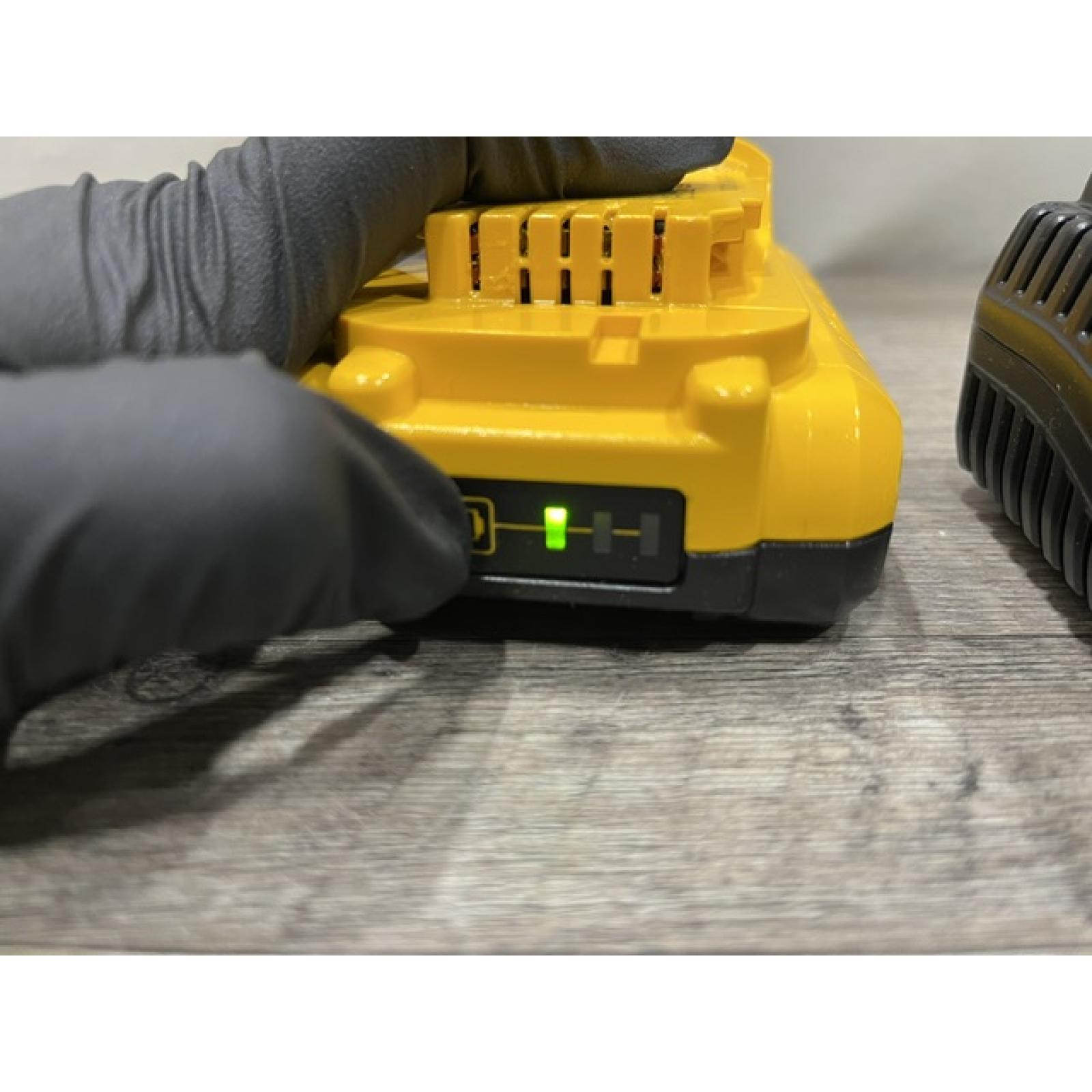 AS-IS DEWALT 20-Volt MAX Lithium-Ion 4.0Ah Battery with 12-Volt to 20-Volt MAX Charger