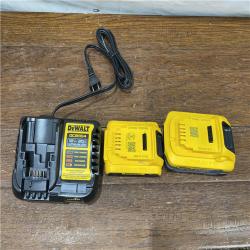 AS-IS DeWalt 20V MAX POWERSTACK DCBP315-2C Lithium-Ion 1.7Ah and 5Ah Battery and Charger Starter Kit 3 Pc