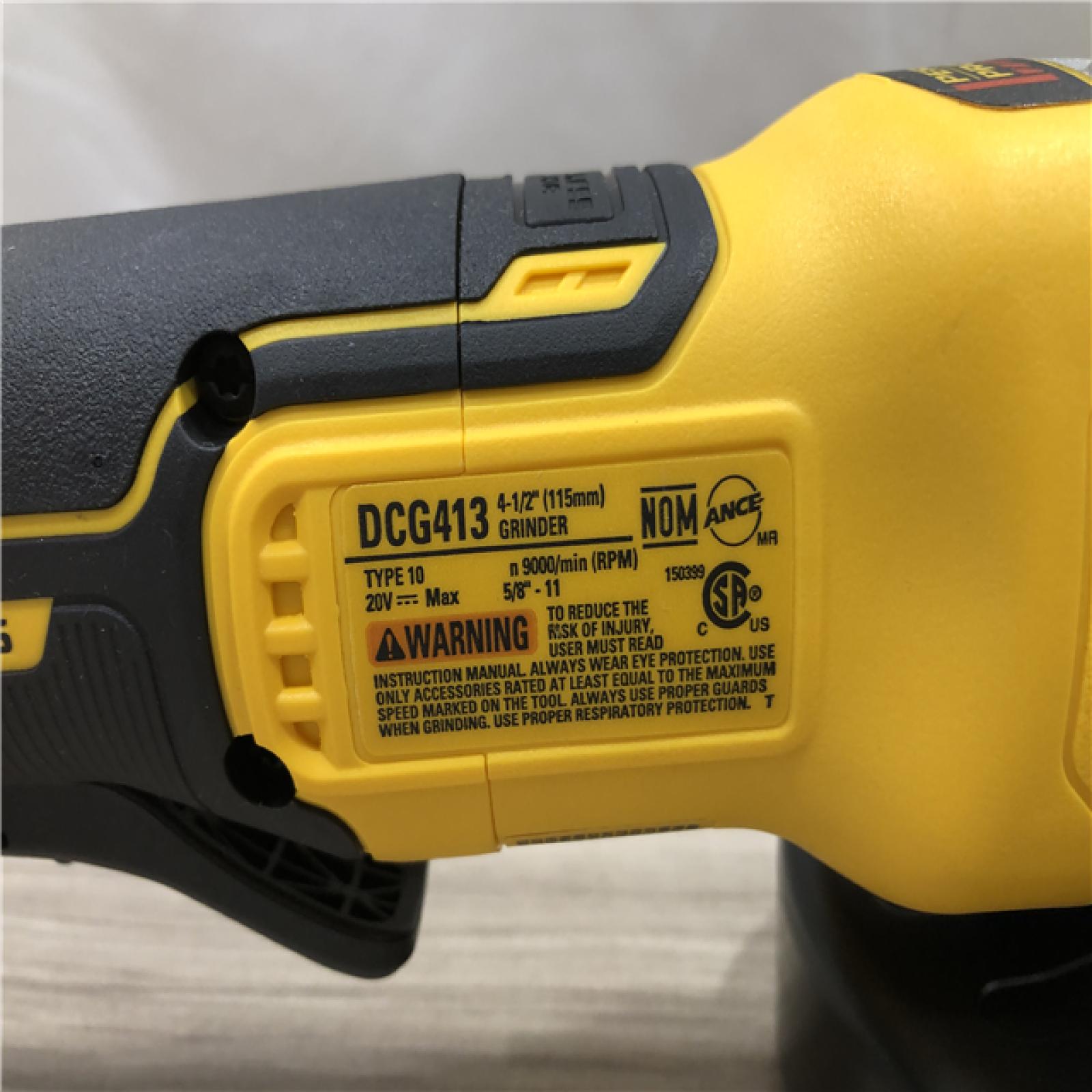 AS-IS DeWalt 20-Volt MAX XR Cordless 4-1/2 in. Small Angle Grinder (Tool-Only)