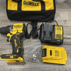 AS-IS DEWALT Atomic 20V Lithium-Ion Cordless Compact 1/2 in. Drill/Driver Kit