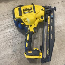 AS-IS DEWALT 20V MAX XR 16-Gauge Electric Cordless Angled Finishing Nailer Kit
