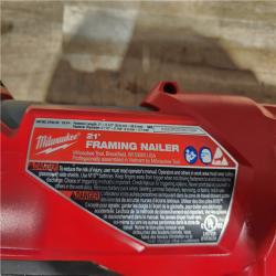 HOUSTON LOCATION - AS - IS Milwaukee FUEL 3-1/2 in. 18-Volt 21-Degree Lithium-Ion Brushless Cordless Framing Nailer (Tool-Only)