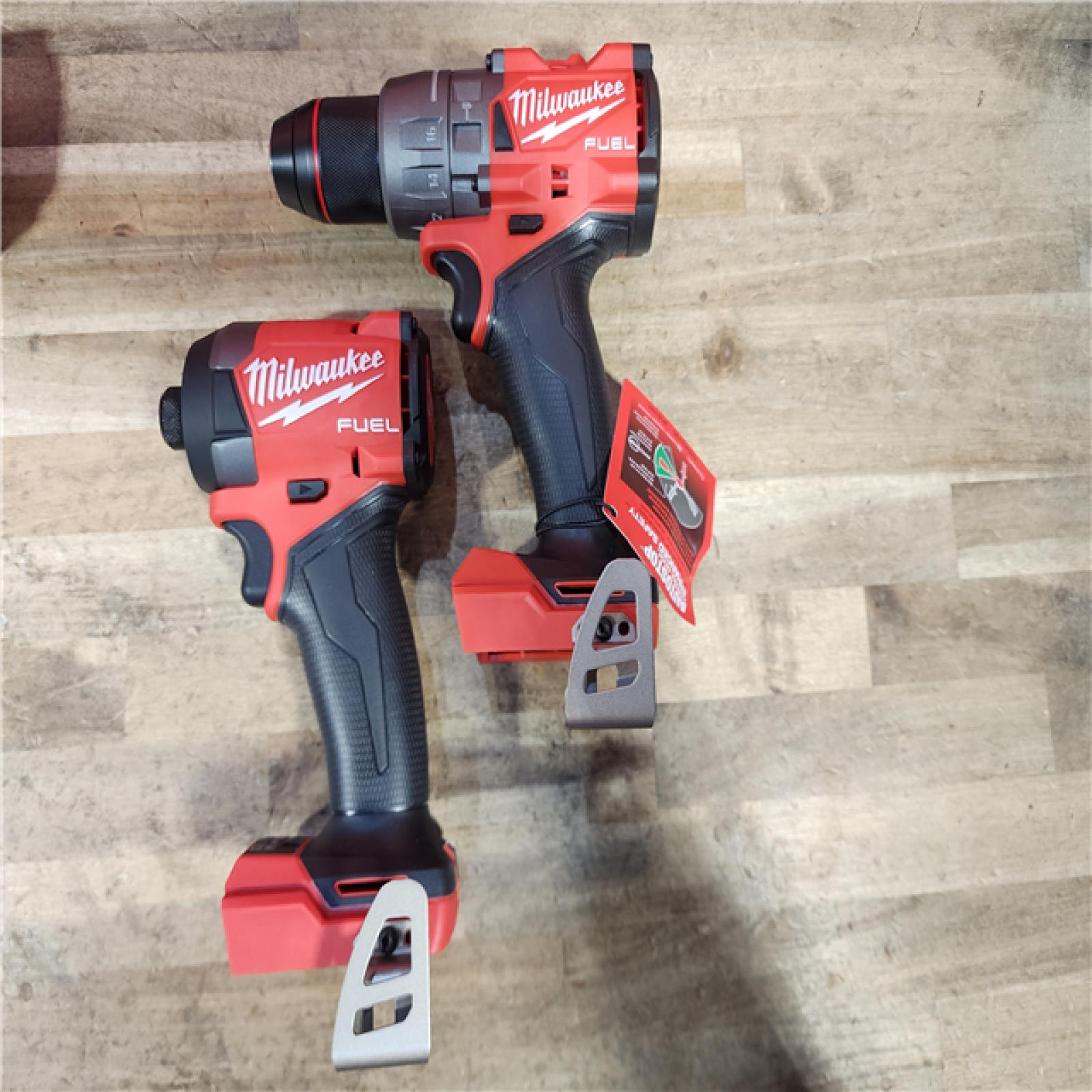HOUSTON LOCATION - AS-IS (APPEARS LIKE NEW) Milwaukee  FUEL 18V Lithium-Ion Brushless Cordless Hammer Drill and Impact Driver Combo Kit