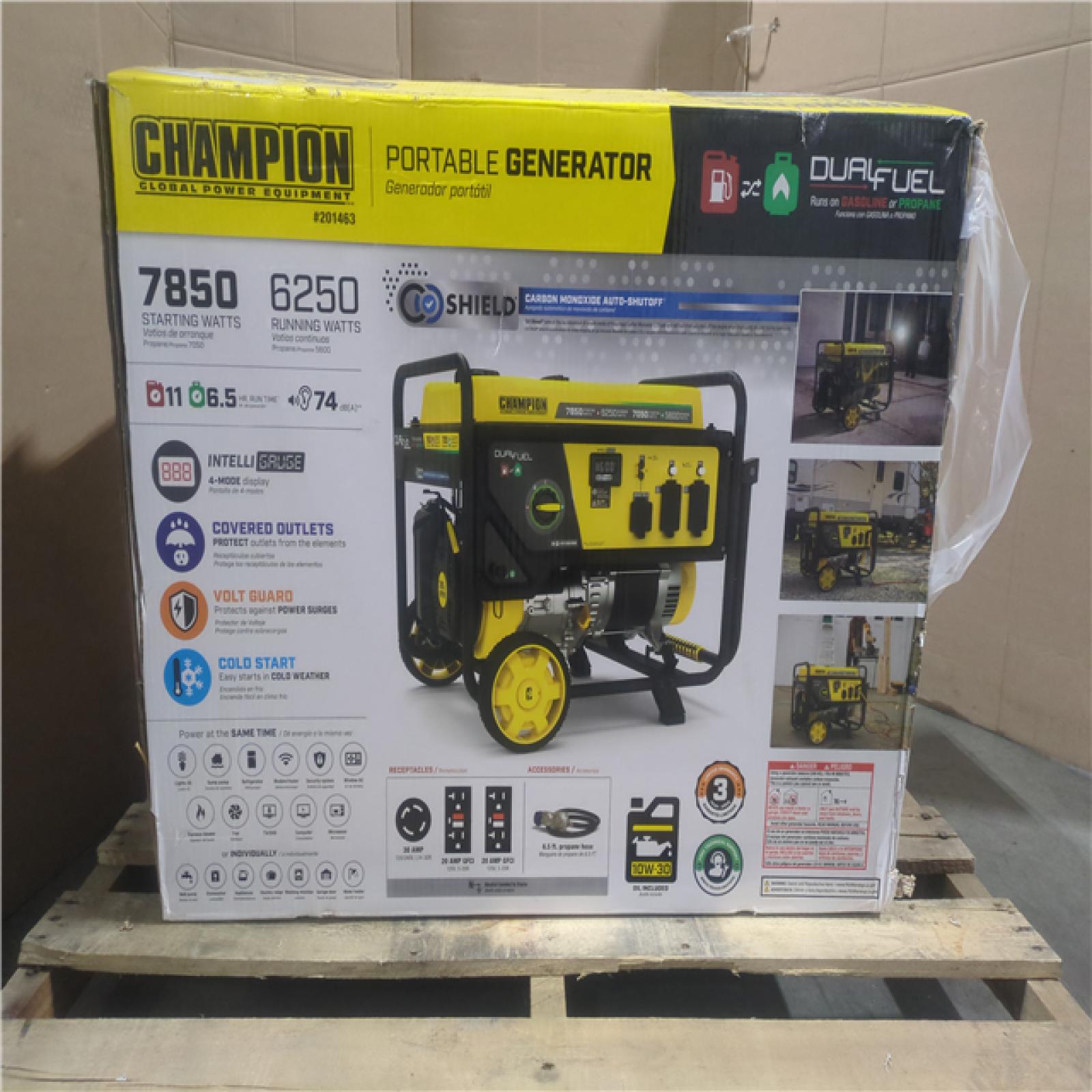 CALIFORNIA NEW CHAMPION PORTABLE POWER GENERATOR