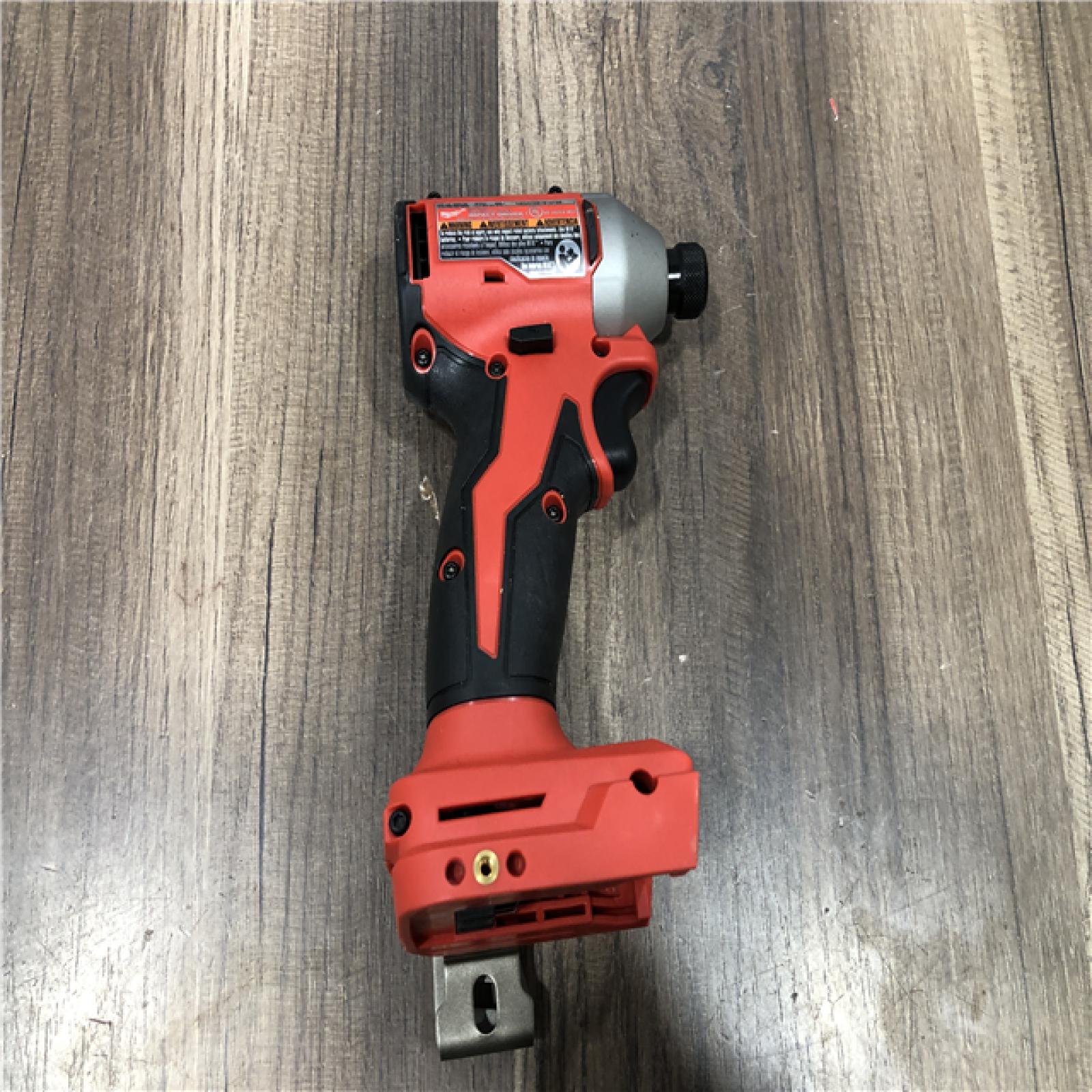 AS-IS Milwaukee 18V Lithium-Ion Brushless Cordless 1/4 in. Compact Impact Driver (Tool Only)