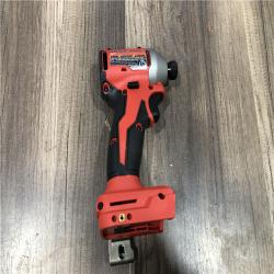 AS-IS Milwaukee 18V Lithium-Ion Brushless Cordless 1/4 in. Compact Impact Driver (Tool Only)